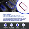 Red/Blue/Black Car Interior Decor Trim Kits For Jeep For Wrangler JK JKU 4 Door 11 17 Enhance Aesthetics And Easy Installation