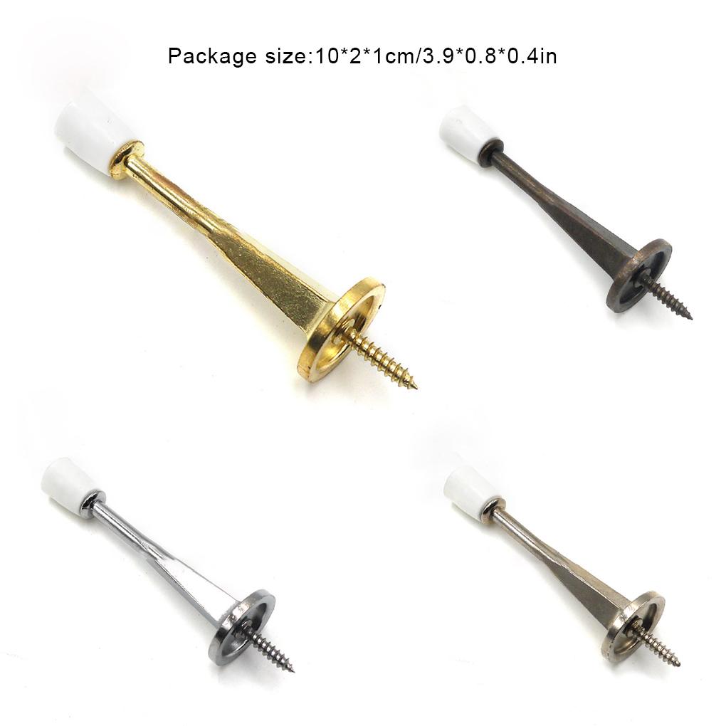 Дверной упор износостойкий гибкий сплав цинка пластиковая заглушка нержавеющий стопор для ворот бесшумный устойчивый простая установка дверные стопоры