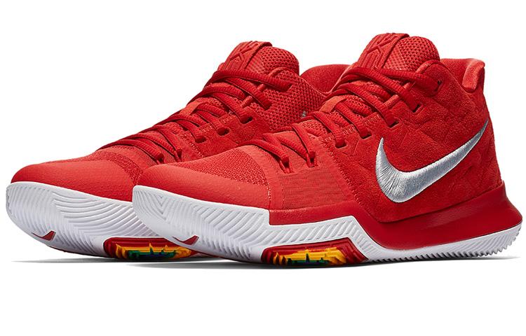 Nike Kyrie 3 Красная замша 852395-601