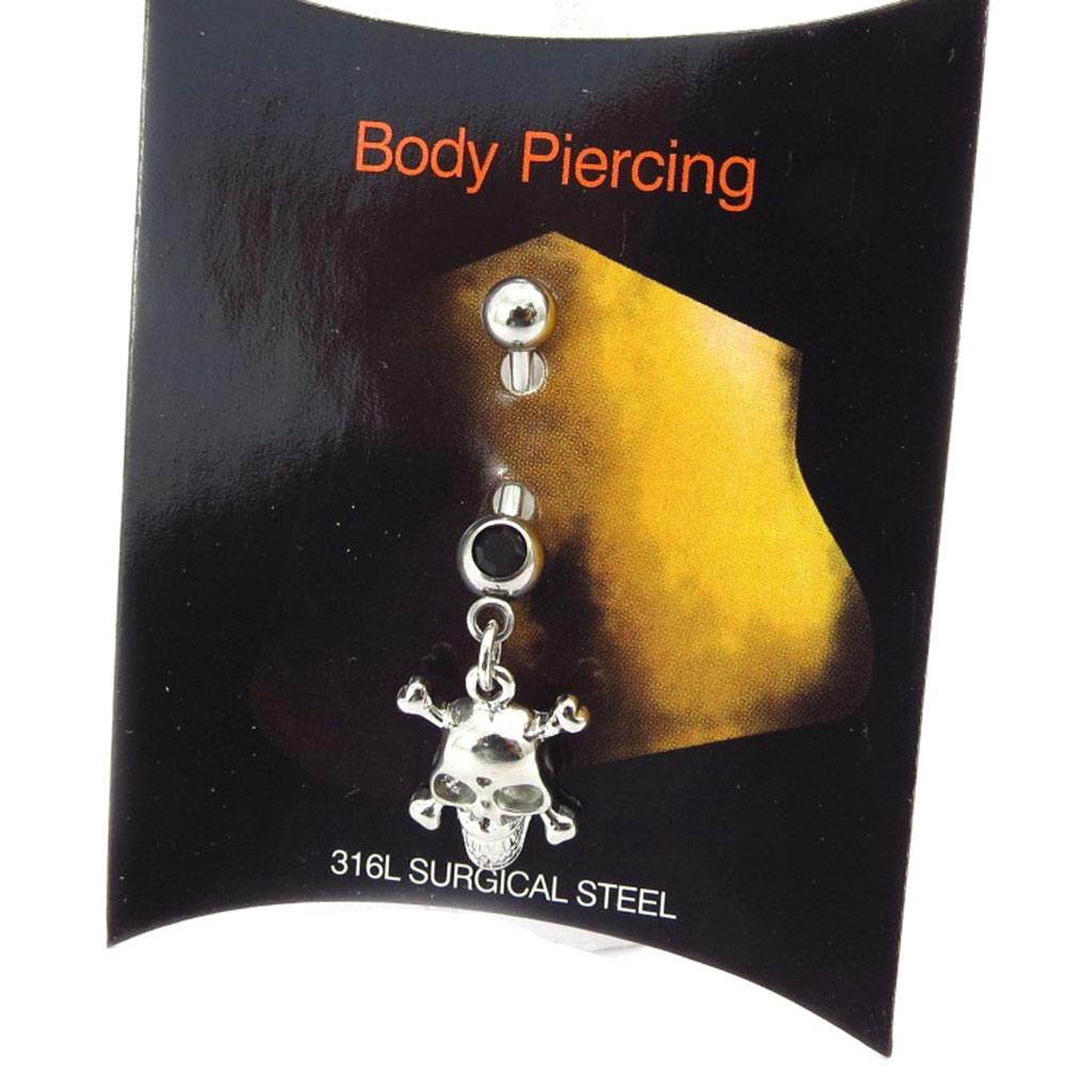 Les Trésors De Lily [K0982] - Серебряный пирсинг «Череп»