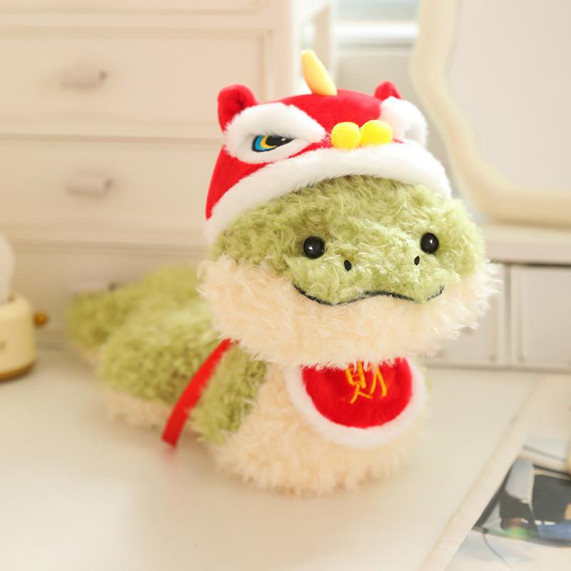 Adorable Snake Plush Toy 2025 Zodiac Year Lucky Gift Soft Cute Stuffed Animal