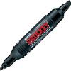 Mitsubishi Pencil Водостойкий маркер Prokey Twin Fine Letter+Bold Черный PM150TR.24, Упаковка 10 штук
