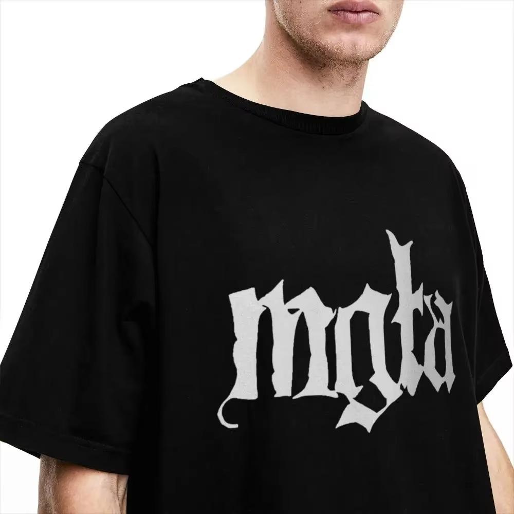 Mgla Black Metal Футболка Мужская и женская Летняя мода Хлопковые футболки с круглым вырезом Harajuku Футболки Винтажные большие унисекс-топы