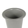 Dulton Botany Long Pot S Gray A Tall Flower Pot Decorated with an Embossed Logo and Earth Colors BOTANY Size Height Diameter 4.5 16.4cm 14.6cm