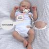 BZDOLL Реалистичная 48 см Кукла Реборн из мягкого винила во весь рост с 3D-раскраской кожи и видимыми венами, 19-дюймовая новорожденная спящая девочка, художественная игрушка для купания для детей