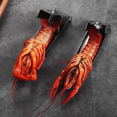 Нож для чистки раков из нержавеющей стали, быстрый инструмент для чистки рук, эффективный зубчатый дизайн, резак для хвостов креветок, кухонный гаджет для любителей морепродуктов