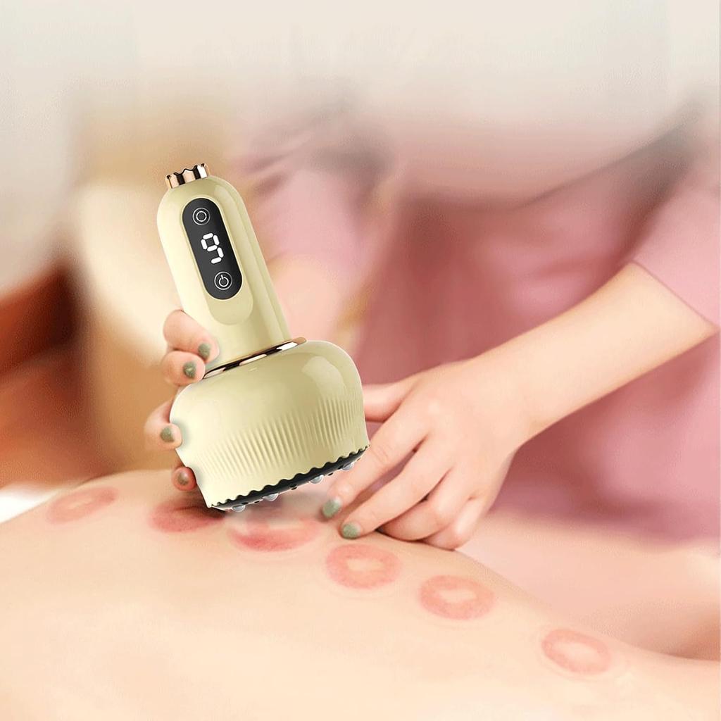 Электрический баночный аппарат, 4-в-1 баночный аппарат, электрический инфракрасный с 9 передачами, электрический аппарат Гуаша, набор для баночного массажа для снятия боли