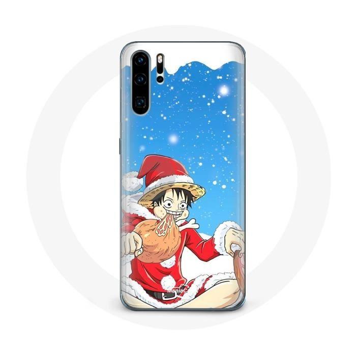 Чехол - Maniacase - Huawei P30 Pro - Аниме One Piece Luffy - Мягкий - Защита и украшение