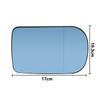 Для BMW 7 серии E38 95-01 5 E39 00-03 левая и правая дверь, боковое зеркало, стекло с подогревом, синее, задний вид, выпуклый внешний вид