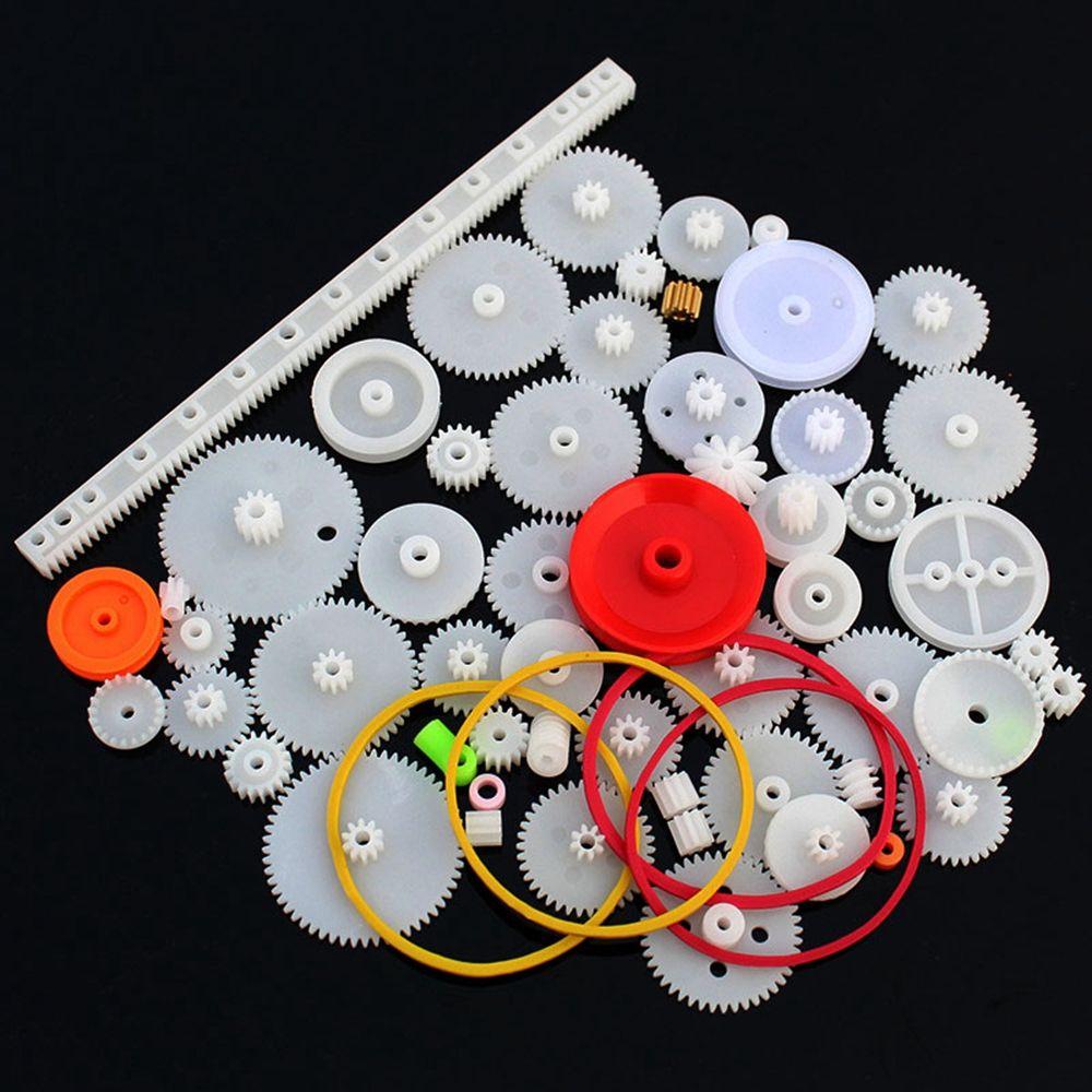 Robot Various Gear Toy Motor Car DIY Gear Assortment Axle Belt Bushings Package Kit Plastic Gears