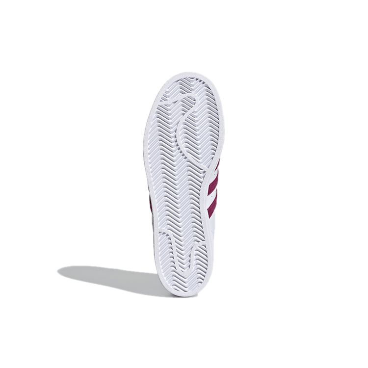 Adidas Оригинальные кроссовки Superstar с амортизацией, низкие, женские кроссовки, бело-фиолетовые S42645