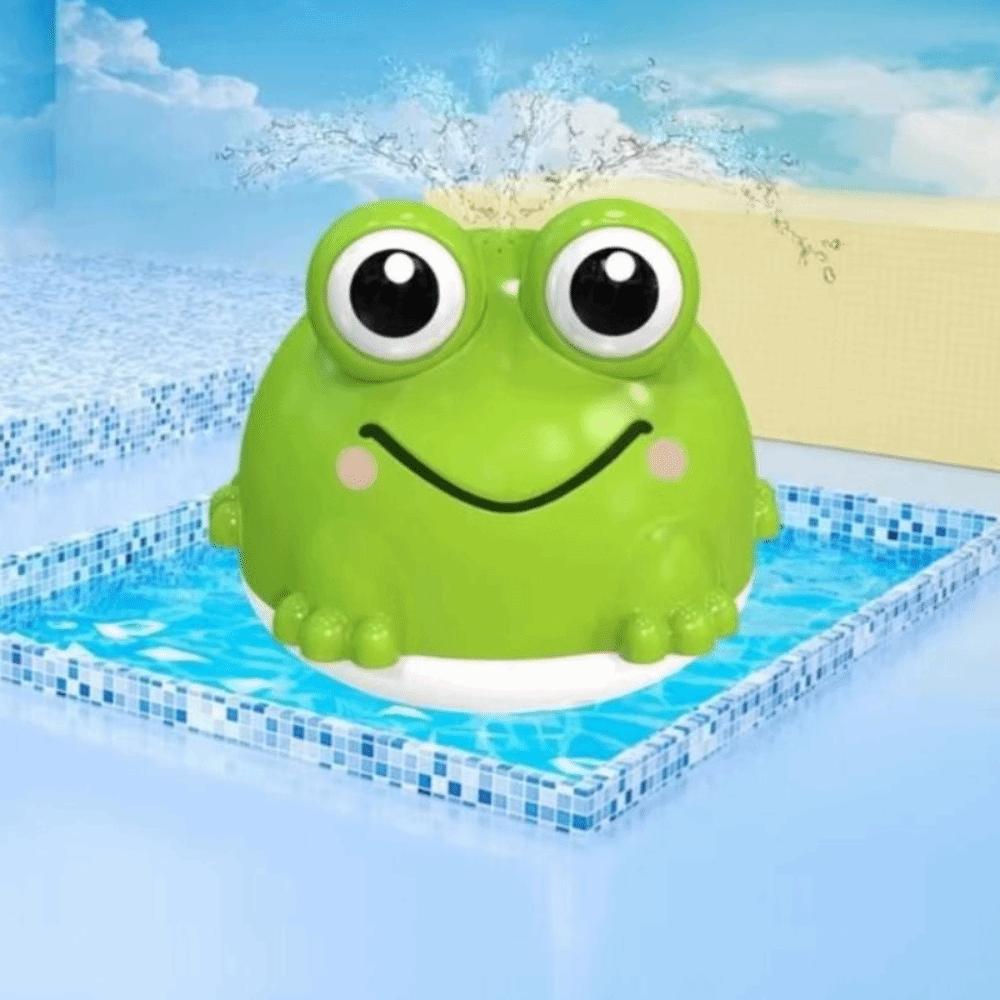 LED Light Frogs Baby Bath Toy Automatic Water Sprayer Water Sprinkler Bath Toy Bath Time