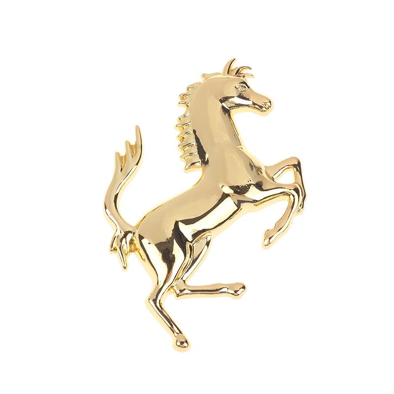 3D Metal Running Horse Emblem Stickers Car Personalized Sticker Decal Auto Window Body Side Tail Bumper Badge Sticker Decoration