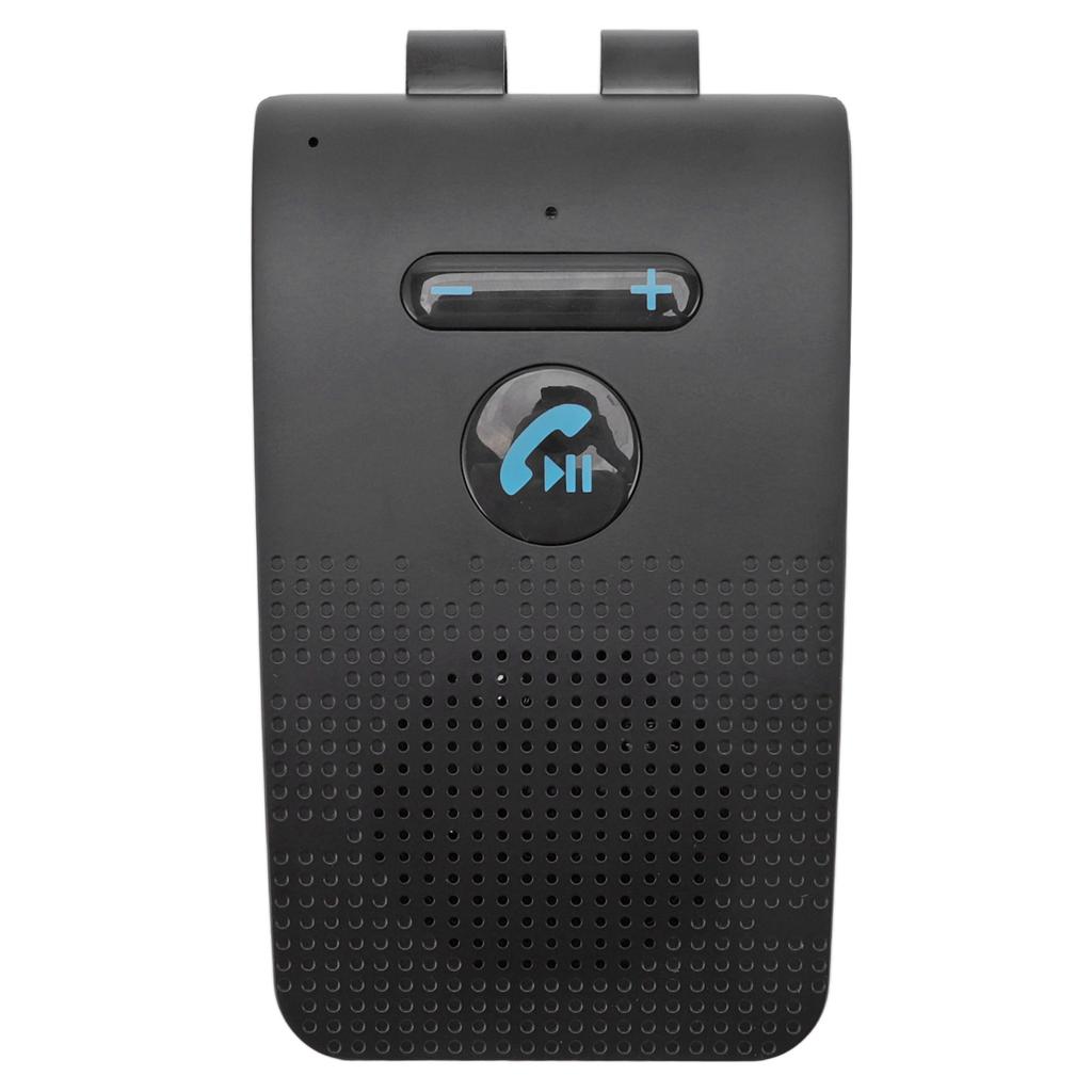 Автомобильный Bluetooth-динамик с беспроводной гарнитурой для солнцезащитного козырька, MP3-динамик с зажимом сзади