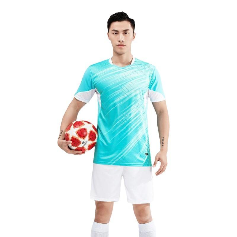 Football Jersey Set Men'S Adult Training Jersey Children'S Sports Short-Sleeved Jersey Middle School Student Game Jersey Quick-Drying M863