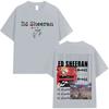 Ed Sheeran Tshirt Unisex Unisex Print Oversized Casual Streetwear Pop Music Fan Short Sleeve Tee Tops