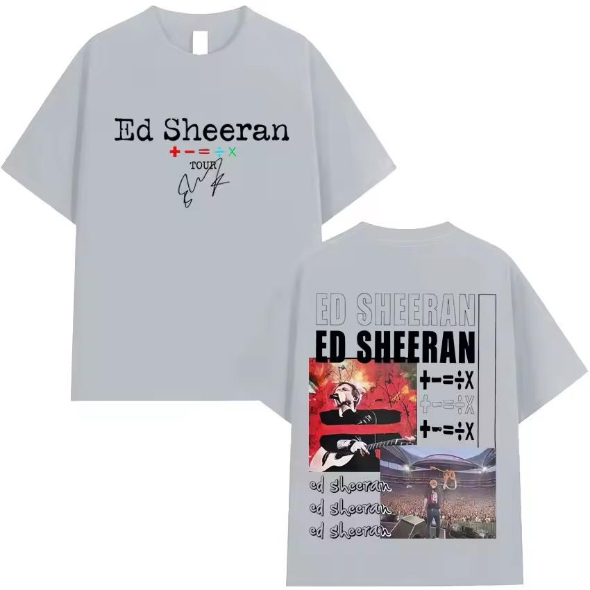 Ed Sheeran Tshirt Unisex Unisex Print Oversized Casual Streetwear Pop Music Fan Short Sleeve Tee Tops
