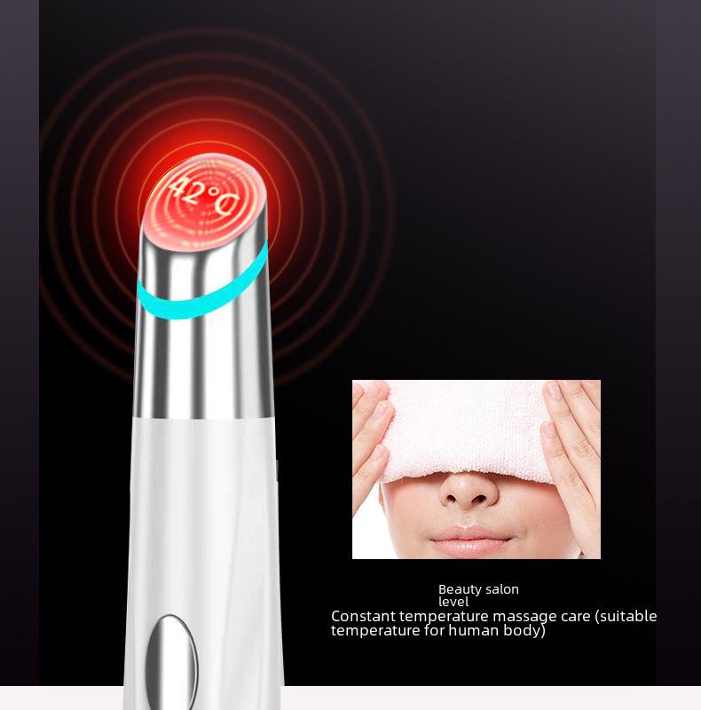 Массажер для глаз Beauty Pen: Подогреваемая вибрация для уменьшения темных кругов и морщин