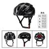 Smart Cycling Helmet With LED Warning Light Camera Mount Adult Road Bike Riders Safety Gear