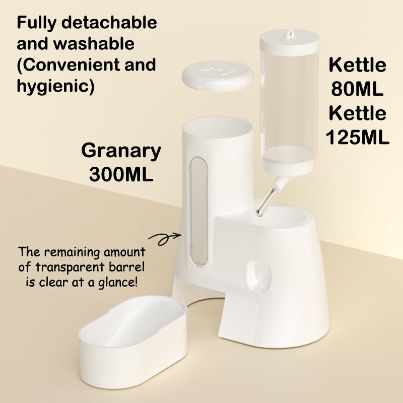 Автоматический дозатор корма для домашних животных «Золотой медведь» для хомяков, большая емкость, герметичная миска для еды с фонтаном для воды, товары для животных