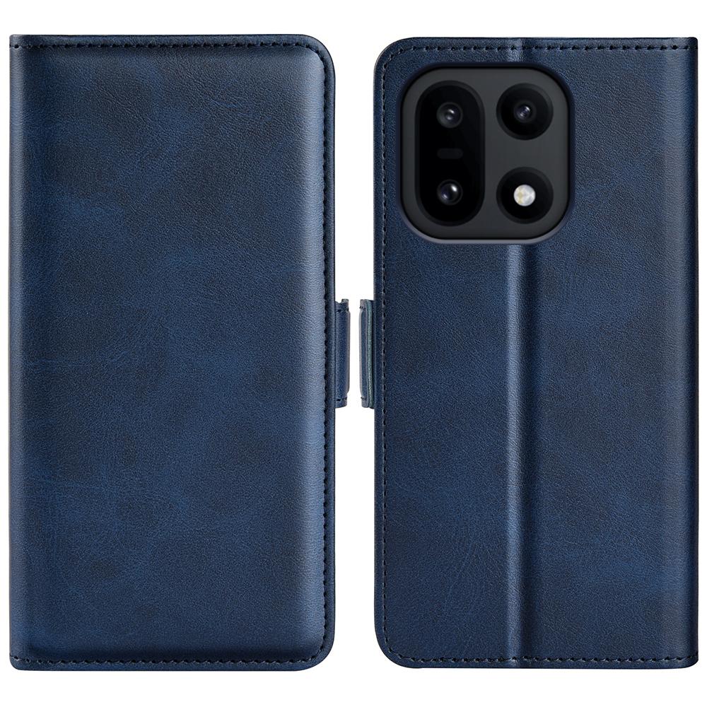 For OnePlus 15 5G Case Calf Texture Leather Wallet Phone Cover