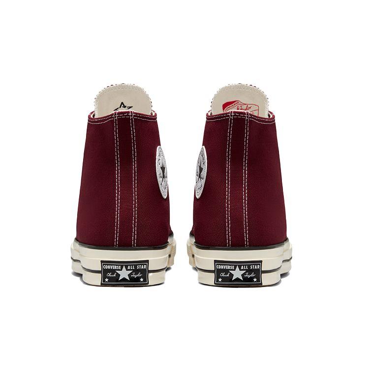 Converse Chuck 70 High Recycled Canvas - Deep Bordeaux Unisex Sneakers Red 171567C
