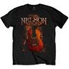 Мужская футболка Willie Nelson Trigger приталенного кроя X-Large Черная