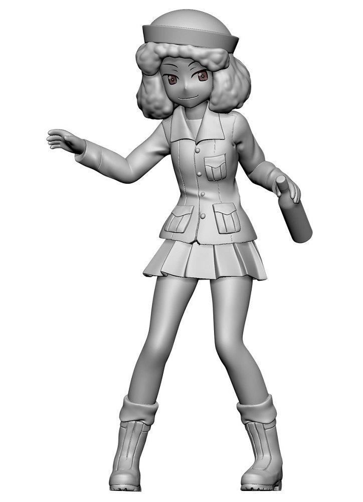 PLATZ Girls Panzer Final Chapter Набор фигурок команды «Акула» старшей школы Оараи и 1/35 Girls'