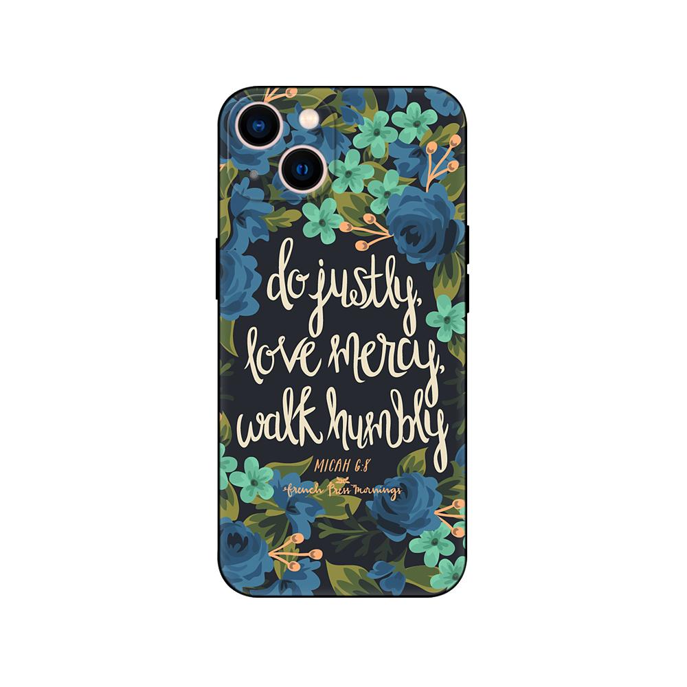 Черный ТПУ чехол для Samsung Galaxy F23 M12 M22 M23 M32 4G M52 5G M30S M21 стих из Библии Филиппийцам