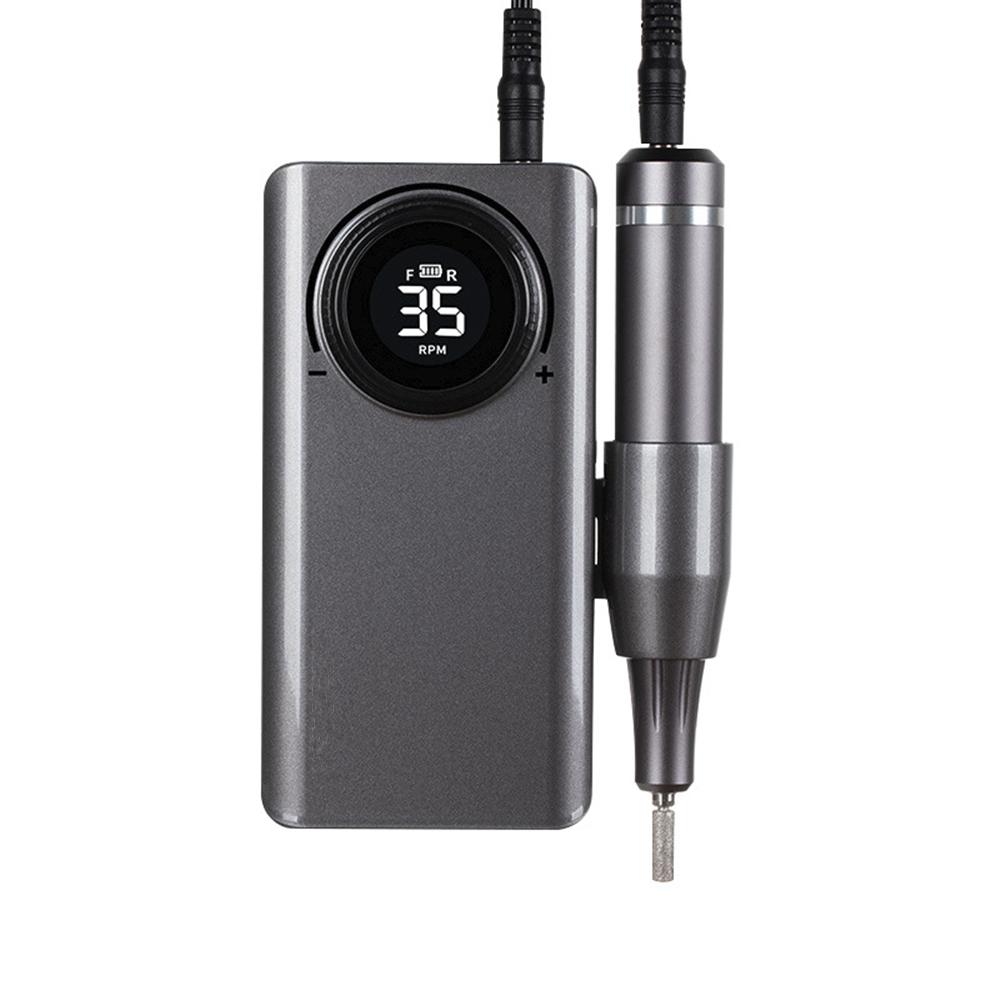 35000 об/мин Перезаряжаемая электрическая машинка для маникюра и педикюра портативная