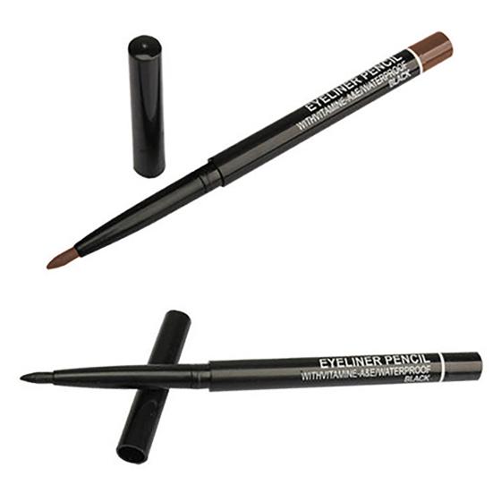 Полезная ручка-подводка для глаз с автоматическим вращением, простая в использовании женская подводка для глаз, инструменты для макияжа для повседневной жизни, свадебных свиданий