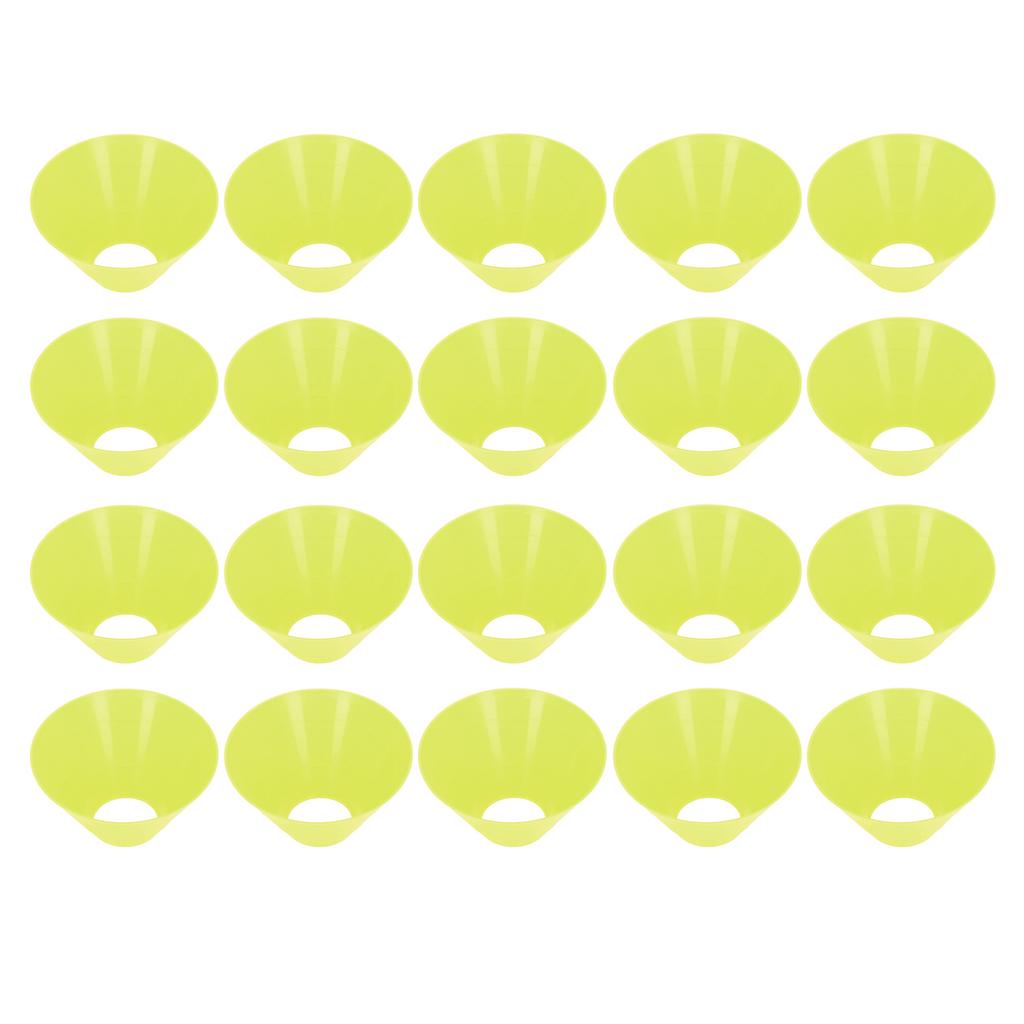 20PCS Football Training Markers Multifunction PE Soccer Training Disc Cone Set for Kids Novice