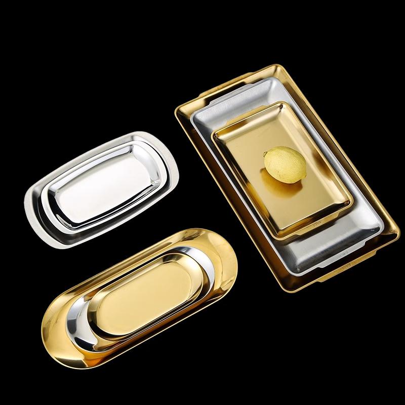 Jingyuheng 304 Stainless Steel Thickened Rectangular Trays