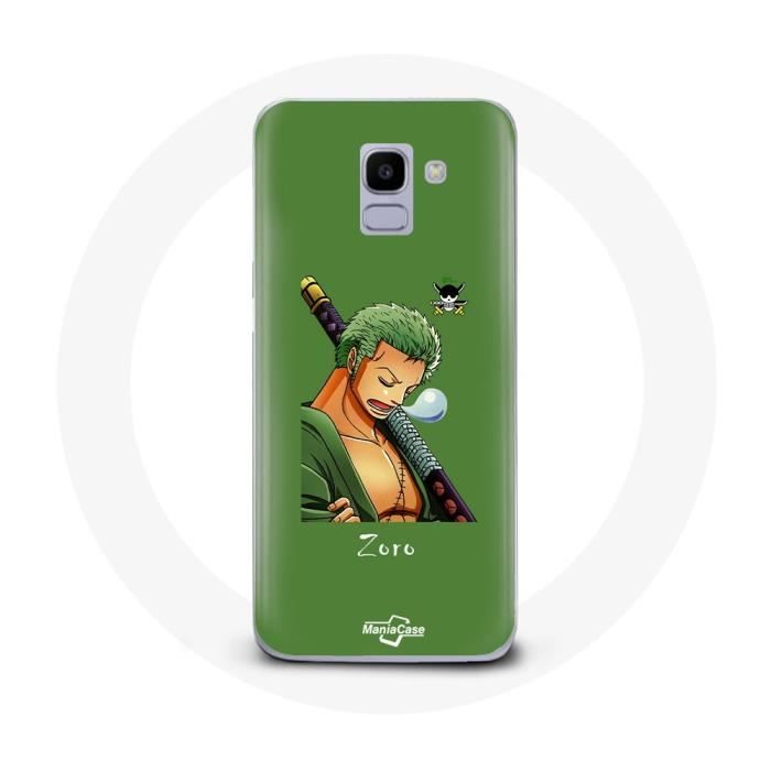 Coque pour Samsung Galaxy A6 2018 One piece Manga Zoro epée