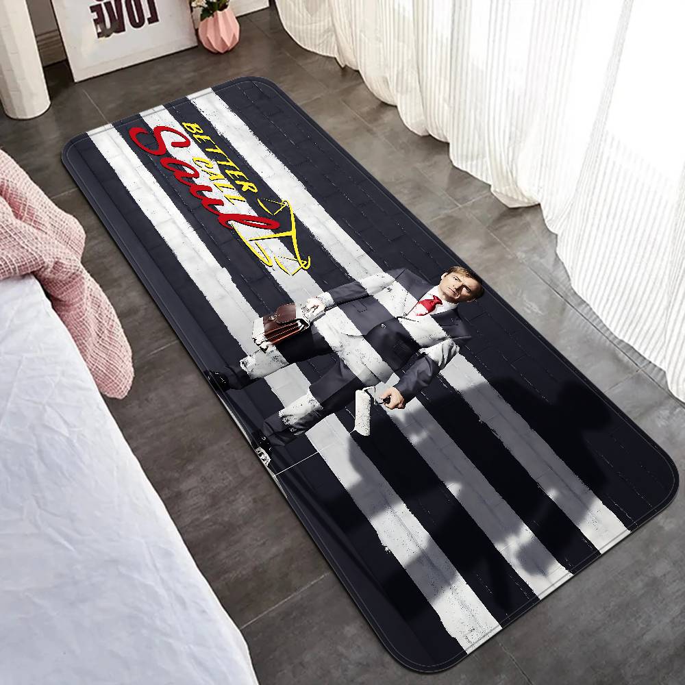 Classic Better Call Saul Floor Mat Anti-slip Absorb Water Long Strip Cushion Bedroon Mat Alfombra