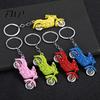 Retro Motorcycle Keyring Keychain Pendant Design Zinc Alloy Key Chain with Enthusiast Gift Metal Buckle Lightweight Holder Backpack Car Accessory