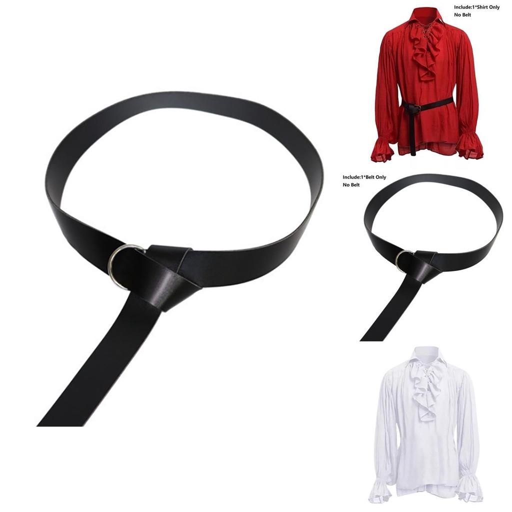 Классическая мужская средневековая рубашка эпохи Возрождения в пиратском стиле с длинным рукавом, стильный дизайн