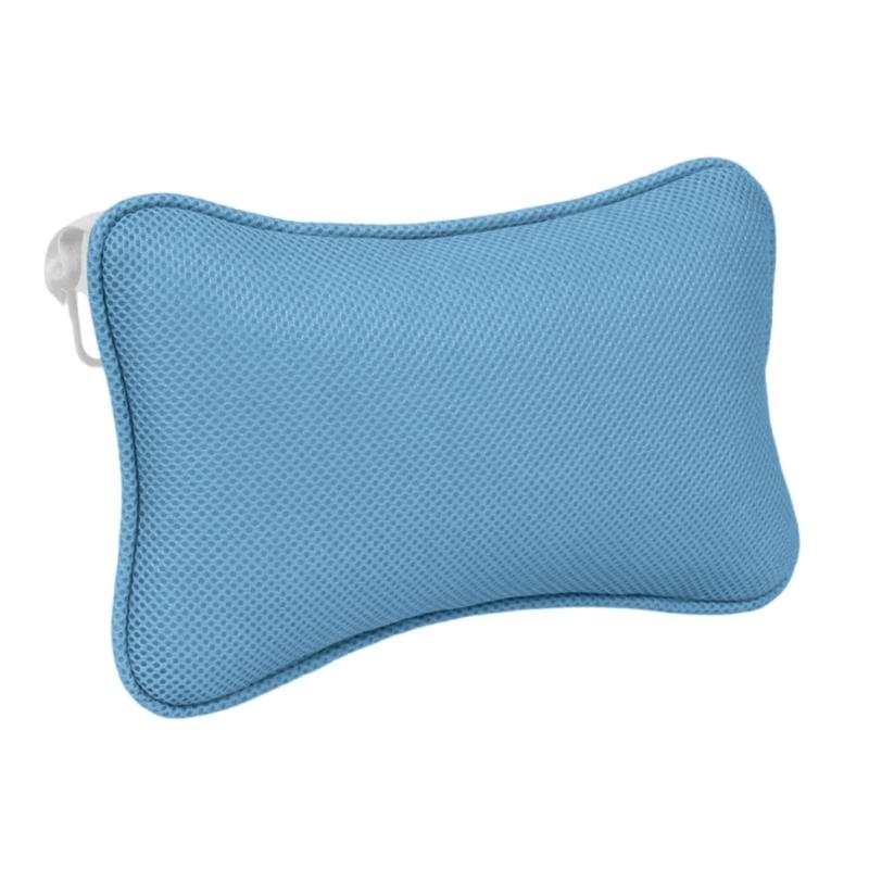 Эргономичная подушка для ванны с присосками для поддержки головы и плеч для домашнего купания Подушка для шеи в ванну