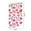 Joyful colorful sweets wallpaper for living room and bedroom 50x1000
