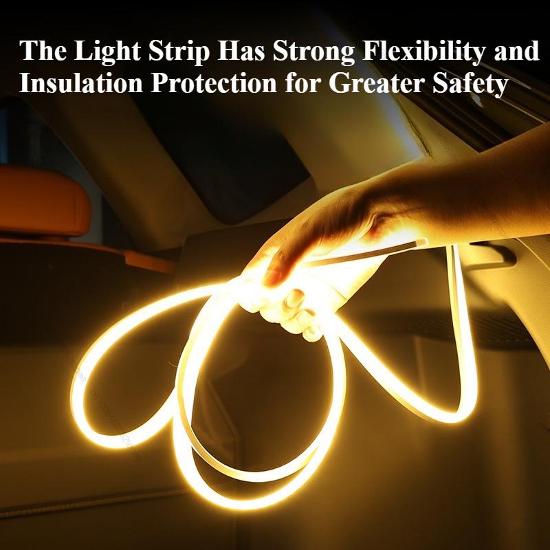 Для BYD HAN L EV DMi 2025 Автомобиль Задний Багажник Яркая Светодиодная Лента Освещение Водонепроницаемая Гибкая Аксессуары