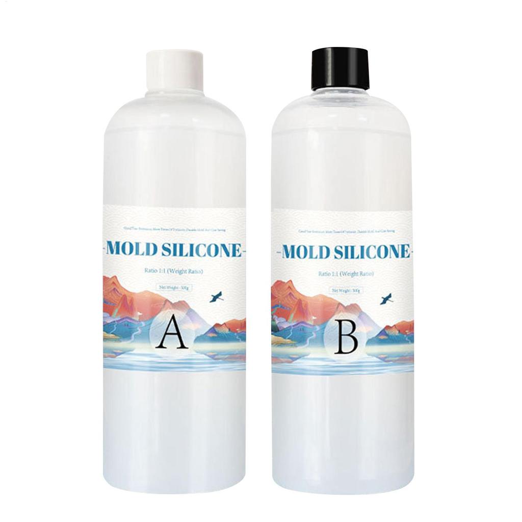 Сделай сам силиконовая форма Making AB 1:1 Жидкая Резина Silicona Liquida Para Mold Быстроотверждающийся Силиконовый Набор для Изготовления Форм Отвержденный 200г 500г