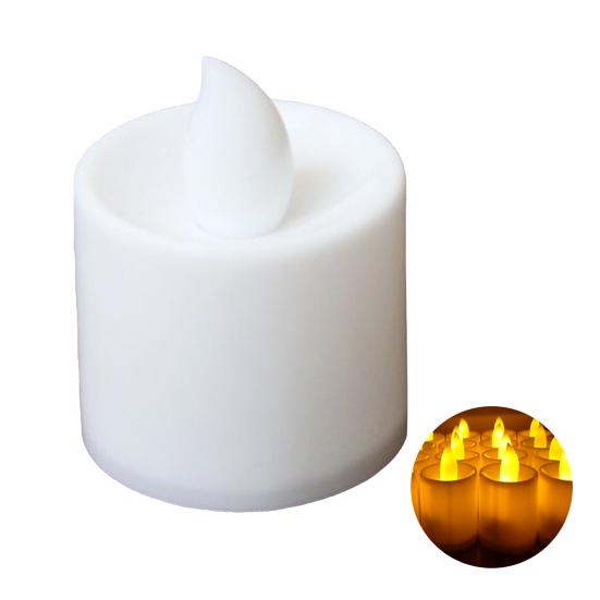 1/3/6/24 шт./компл. небольшой чайный восковой светильник, красивый без тепла для вечеринки