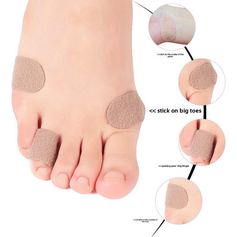 Впитывающие пот, Дышащие, Износостойкие наклейки для ног, Высокие каблуки, Маленькие овальные наклейки от мозолей, Многофункциональные фланелевые наклейки по желанию