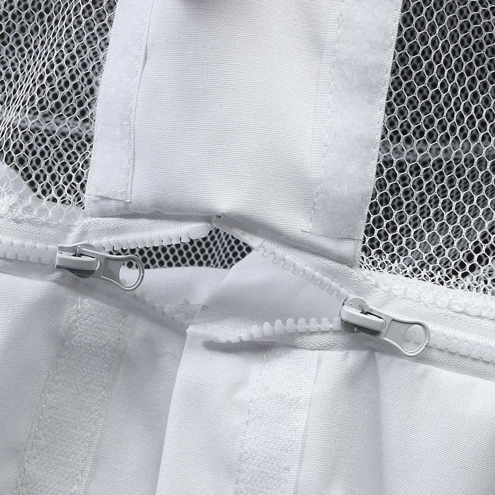 Профессиональный костюм пчеловода с защитной сеткой на капюшоне, головной убор, костюм для пчеловодства, комбинезон на молнии, дышащая одежда от пчел