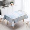 Мраморная полосатая скатерть для домашнего декора, устойчивая к пятнам водонепроницаемая скатерть для украшения стола, прямоугольные кухонные столешницы для камина