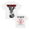 Футболка Testament Klash of The Titans Унисекс Мужская Женская Летняя С Коротким Рукавом Модный Топ Повседневный Ретро Ежедневная Футболка