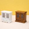 1/12 Dollhouse Display Cabinet Storage Stand Miniature Wooden Frame Furniture Model Smooth Polishing