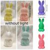 Cartoon 3D Printing Easter Rabbit Hollow Out Egg Candle Holder  Easter Decoration
