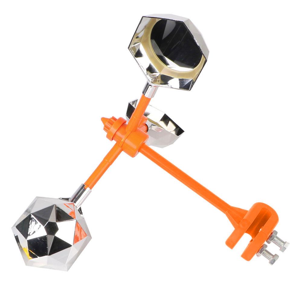 Voice Bird Repellent Solar Reflective Bird Repeller Wind Power Birds Repeller 360° Driving Device for Outdoor Garden Birds Control Scarer