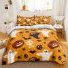Halloween Bedding Set Cartoon Pumpkin Duvet Cover Set Modern Fashion Home Textiles Floral Bed Linen For Dropshipping
